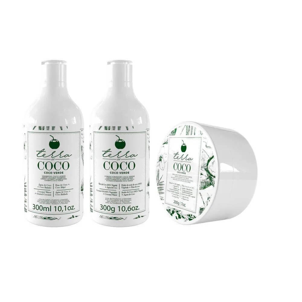 Combo Manutenção Coco Verde 300g/200g- Terra Coco