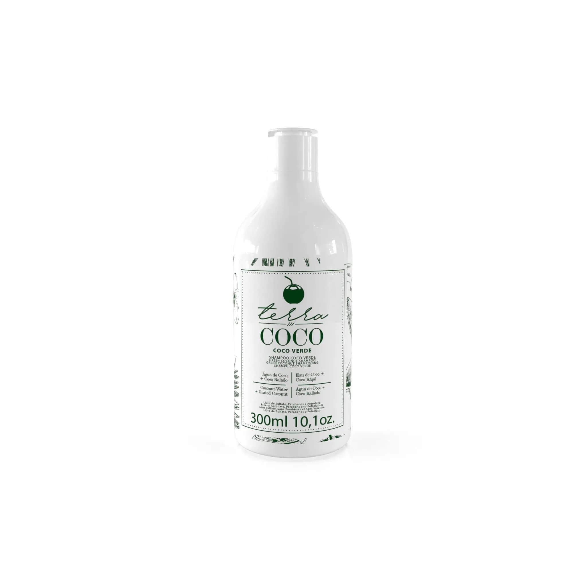 Shampoo Coco Verde 300ml – Terra Coco