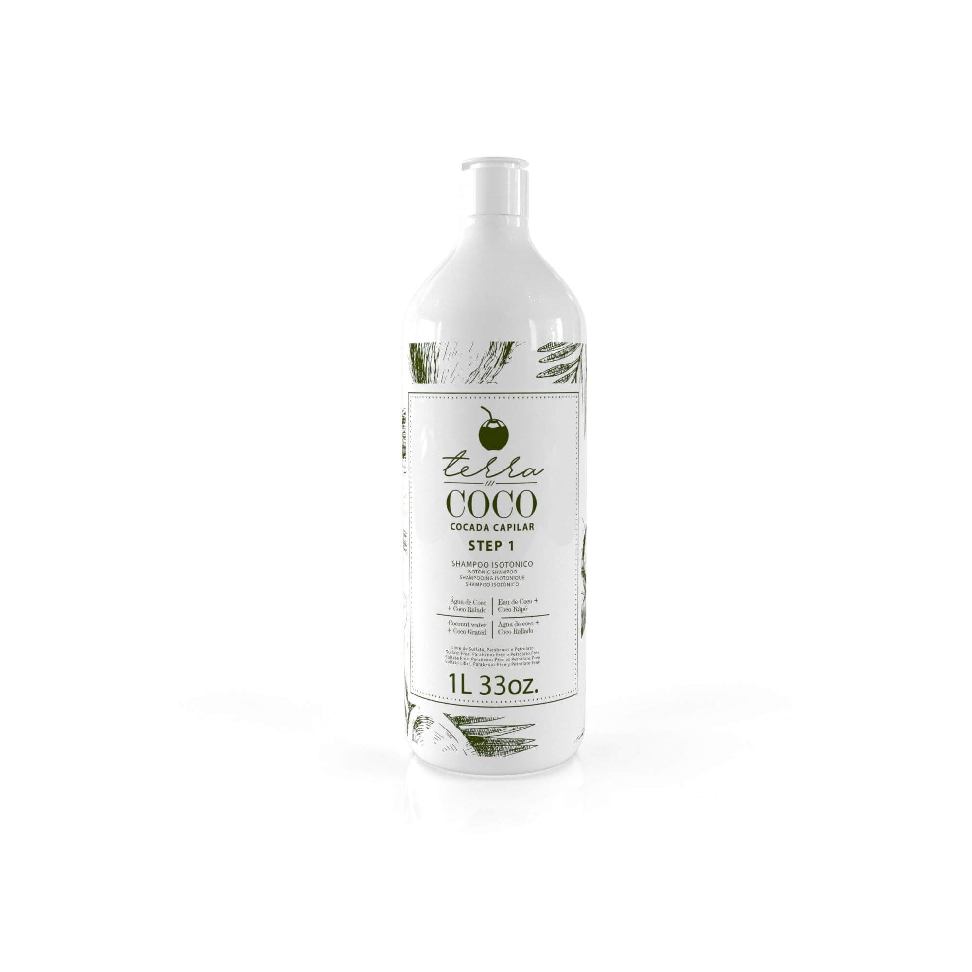Shampoo Isotônico Sulfato Free 1L – Terra Coco