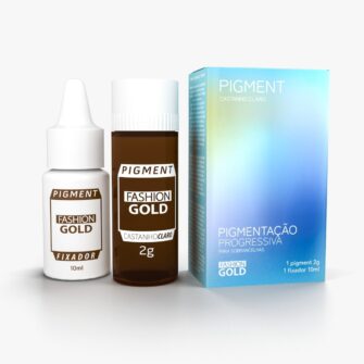 Henna Para Sobrancelhas 2g - Fashion Gold Hennas:Castanho Claro