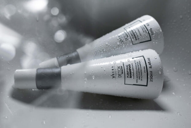 Shampoo e Condicionador Detox Fashion Gold da Ybera Paris